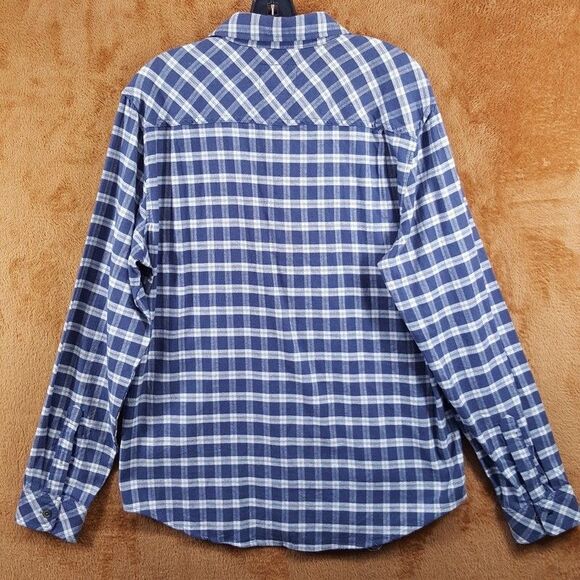 RAILS Shirt Mens Medium Blue Plaid Button Down Check REID Midnight Melange $148 - Picture 5 of 9